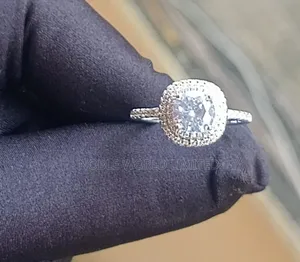 Classic Silver Wedding/Proposal Rings