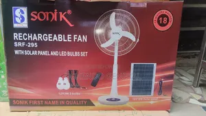 Sonic Solas Fans With Bluetooth and Usb Charging Points.