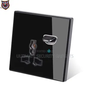 Tempered Glass Universal Single Socket With Usb and Type C.