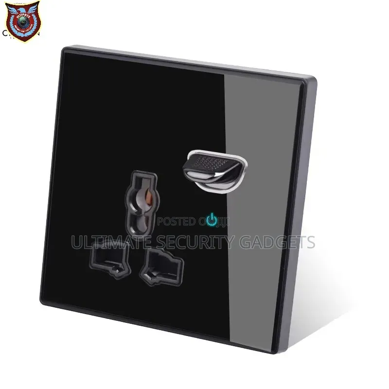 Tempered Glass Universal Single Socket With Usb and Type C.