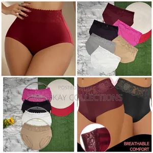 Lace and Lycra Quality Seamless Panties 