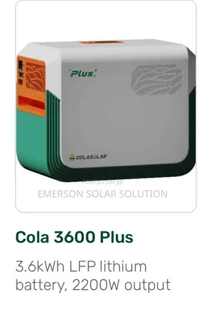 Cola Solar 3600 Plus 2200w Solar Generator All in One