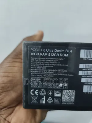 New Xiaomi Poco F8 Ultra 512 GB Blue