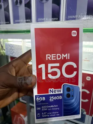 New Xiaomi Redmi 15C 4G 256 GB Black