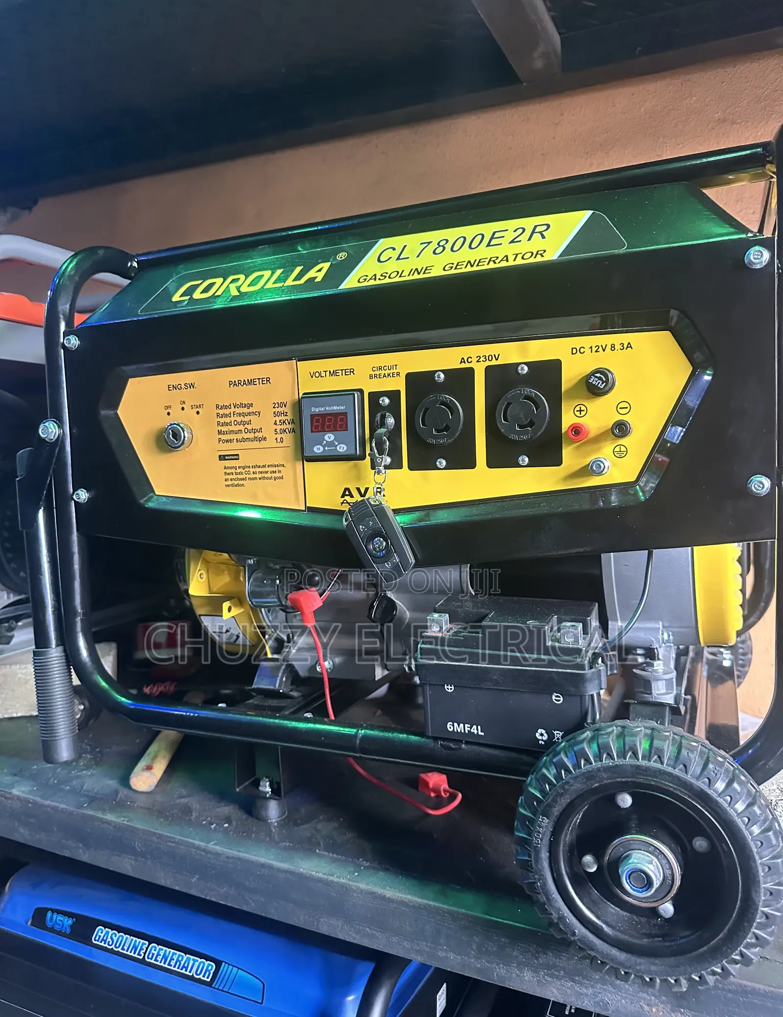 4.5kva Gen + Remote Start