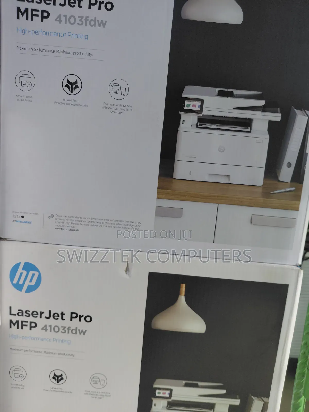 HP Laserjet Pro MFP 4103fdw Printer(2z629a)