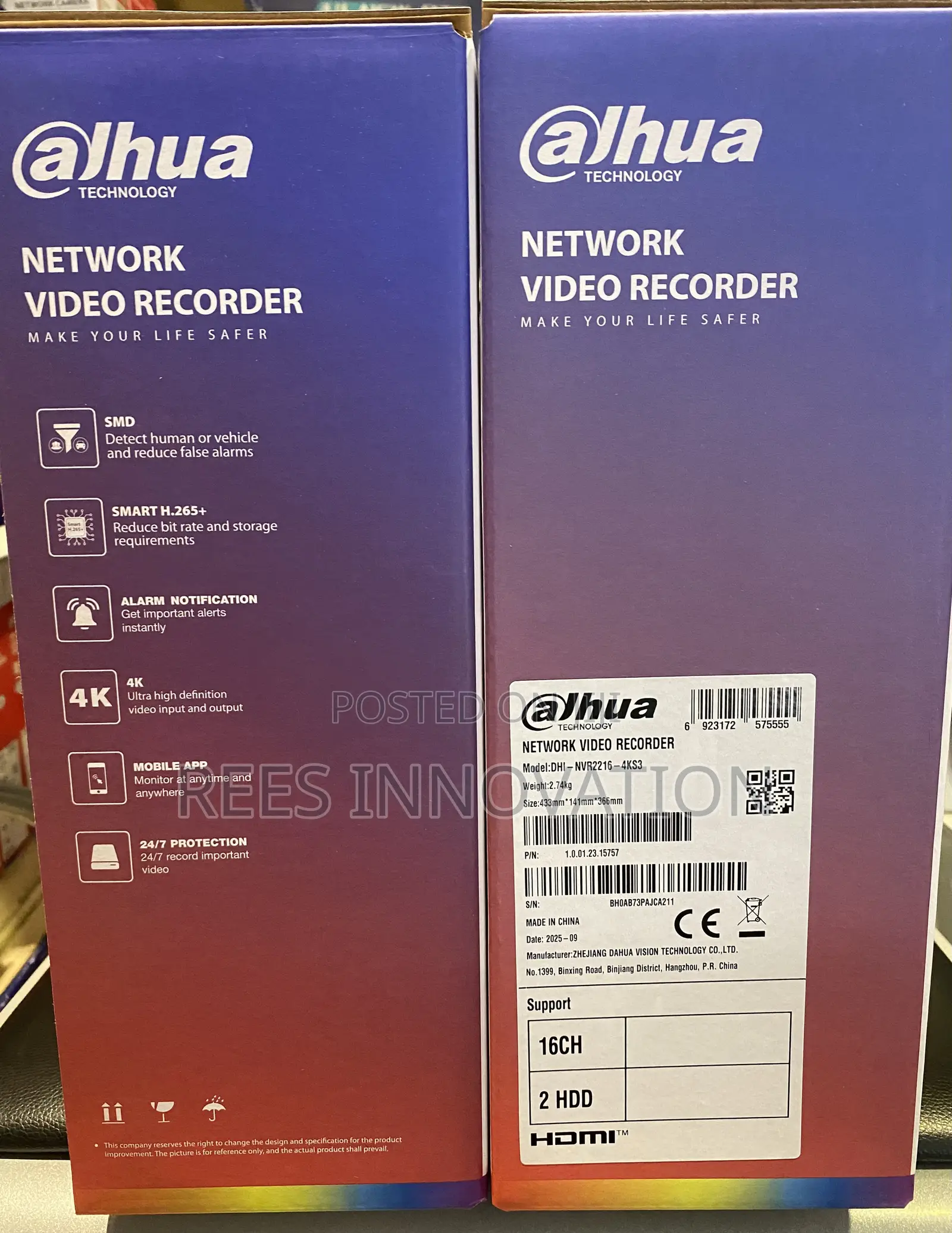 Dahua 16ch (Non Poe)