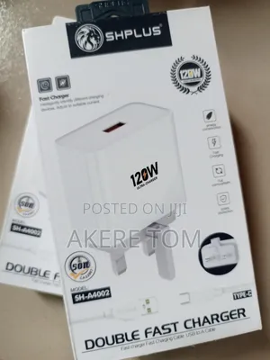 Shplus Fast Charger 120w, Type C and Micro,Double Fast Charger