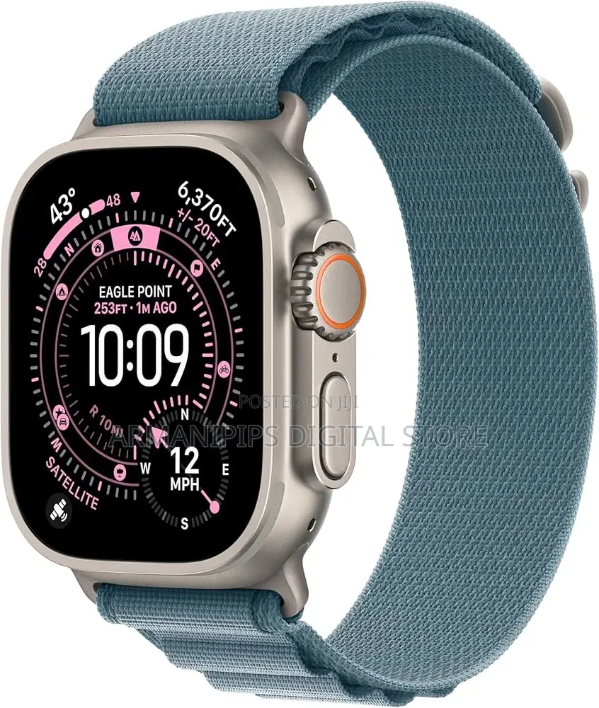Open Box Natural Titanium Case With Light Blue Alpine Loop