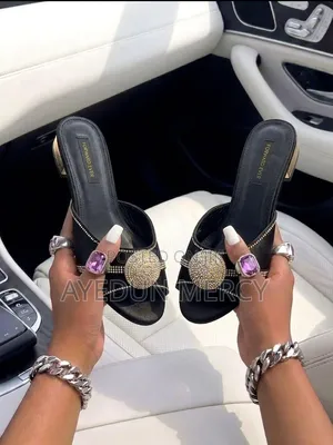 Classy Mid Heel Slippers