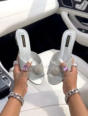 Classy Mid Heel Slippers