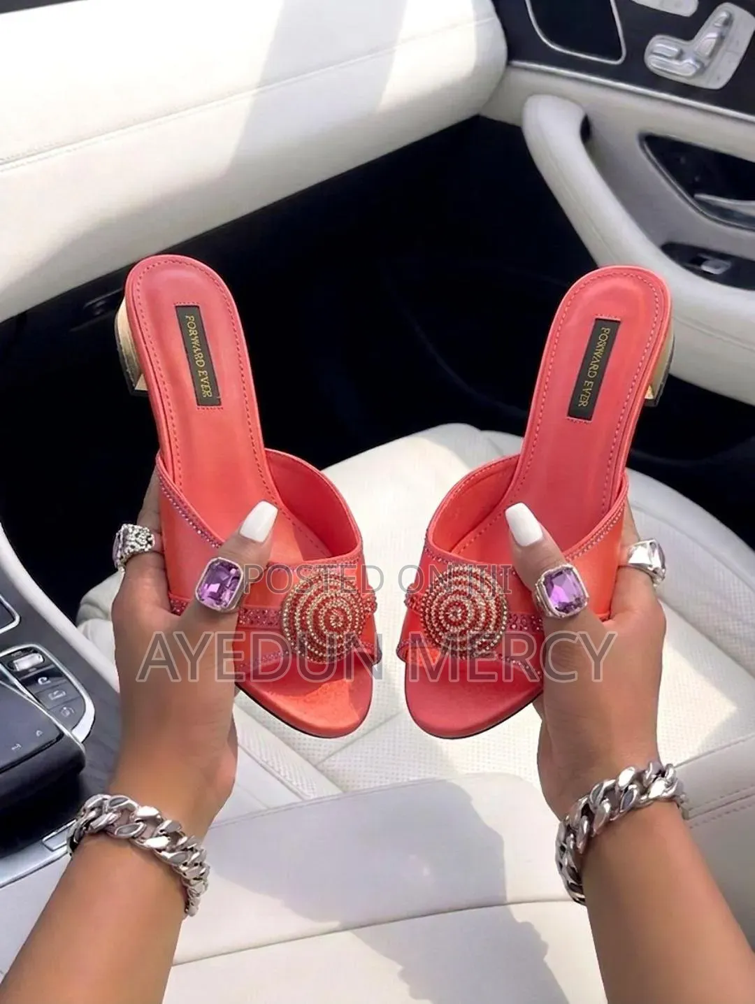 Classy Mid Heel Slippers
