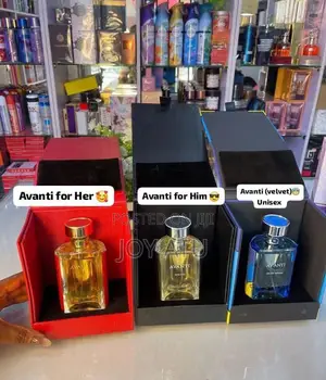 Avanti Perfume 100ml- For Her, for Him and Velvet Unisex.