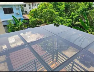 Modern Glass Roofing Canopy
