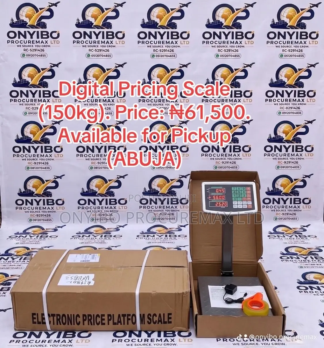 Electronic Digital Pricing Scale