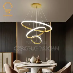 3 Ring Pendant Light (Gold)