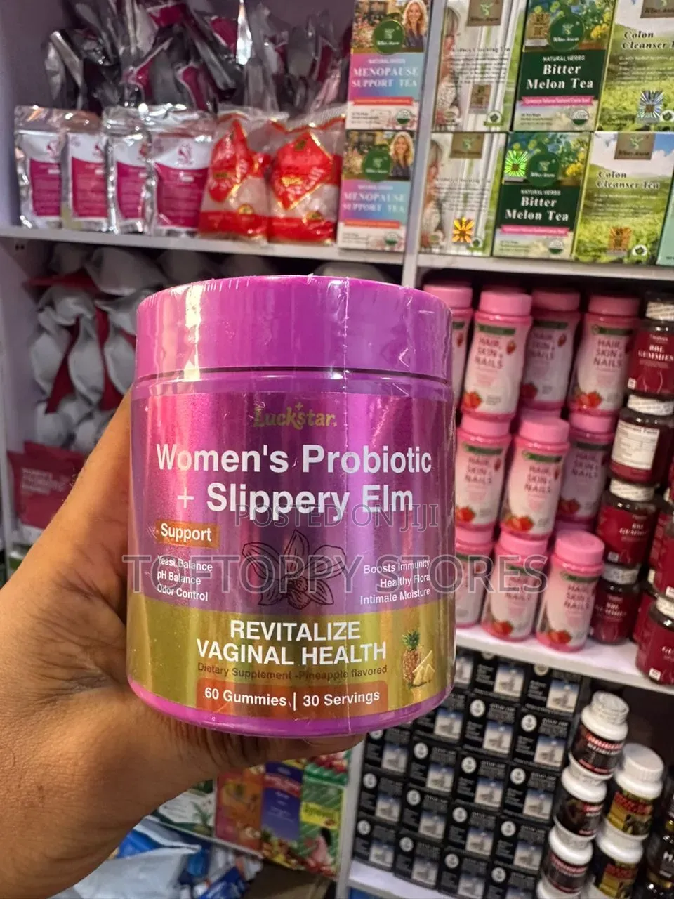 Women 'S Probiotic + Slippery Elm Dietary Supplement
