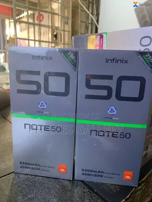 New Infinix Note 50 4G 256 GB Gray