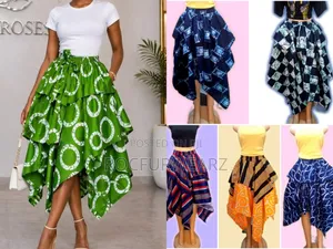Ankara Handkerchief Skirt