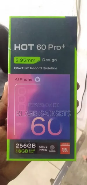 New Infinix Hot 60 Pro+ 256 GB Silver