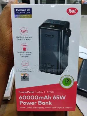 Itel Powerbank 60000mah 65w