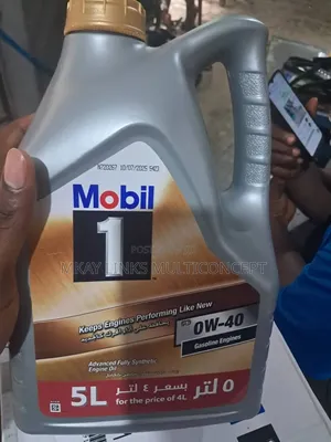 Mobil 1 0w40 Advanced Fully-Synthetic Oil 5l