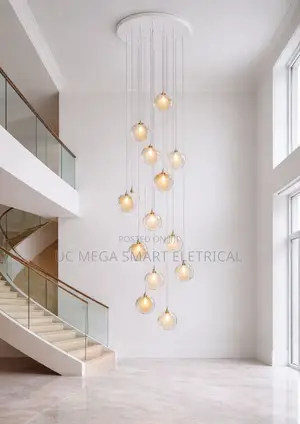 Peach Shape Led Ceiling Chandeliers for Bedroom Headboard Living Room
