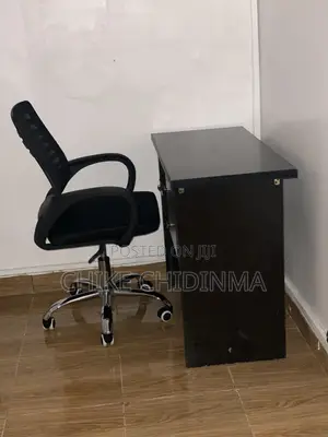 Office Desk and Swivel Chair
