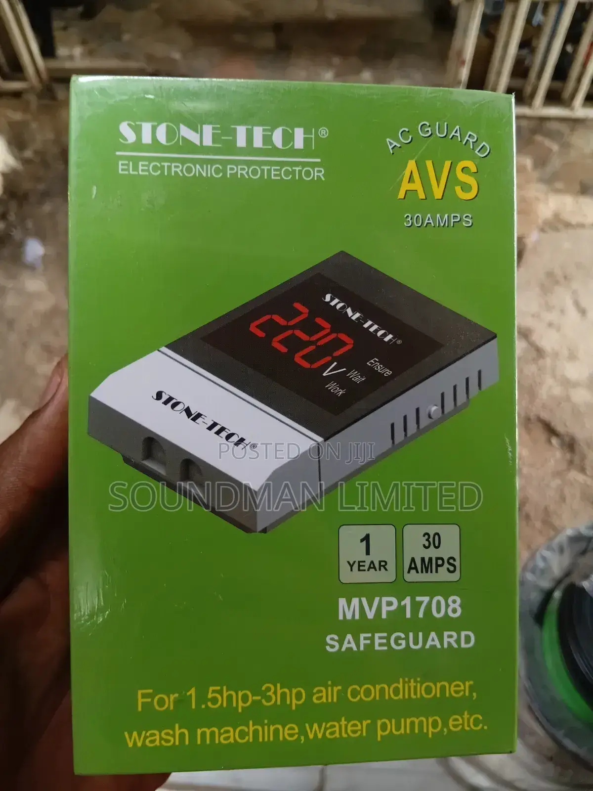 Stonetech Avs 30 Amps Voltage Protector AC Guard Mvp1708