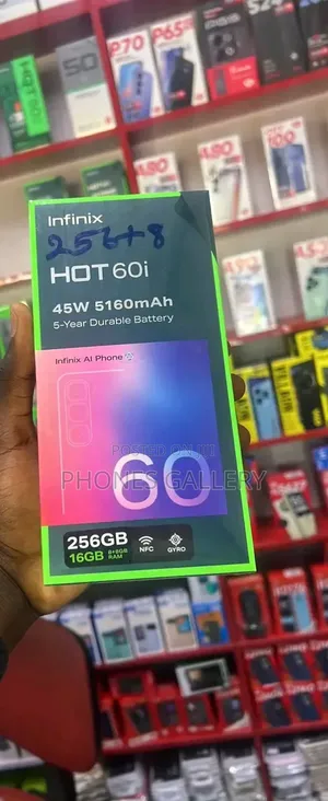 New Infinix Hot 60i 256 GB Blue