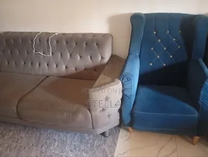 3 Seater Sofa, 1 Seater Sofa and 5 Burner Gas Cooker