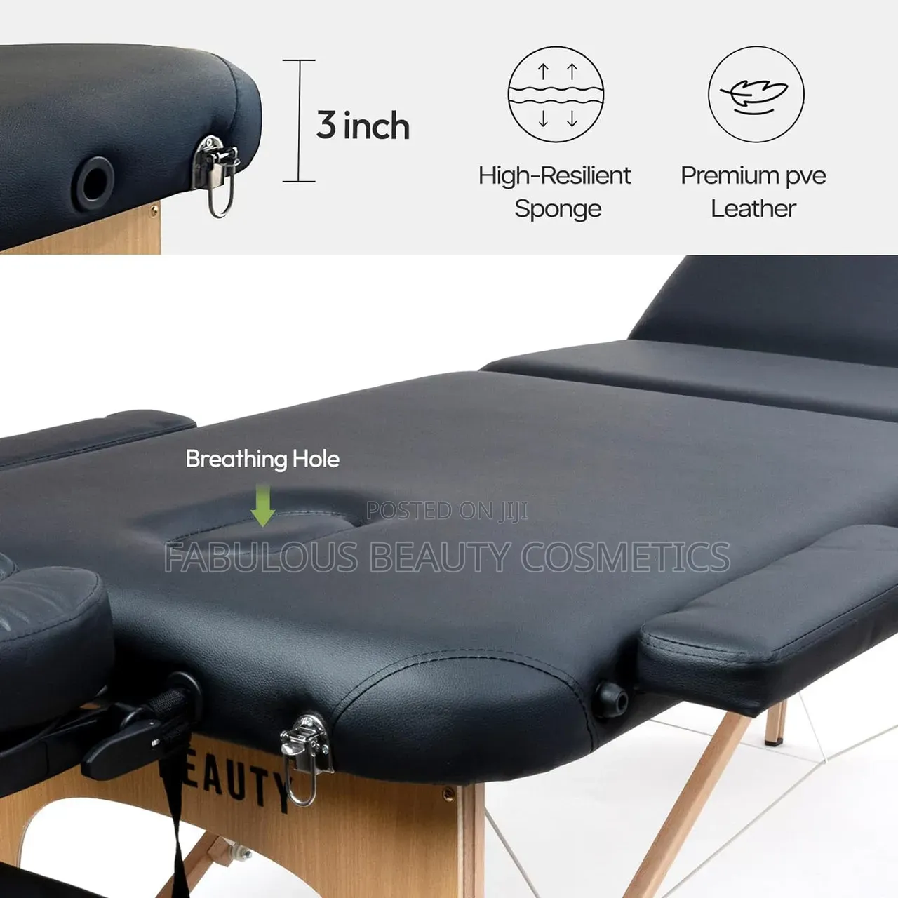 Large Wooden Massager Table (3 Sections)