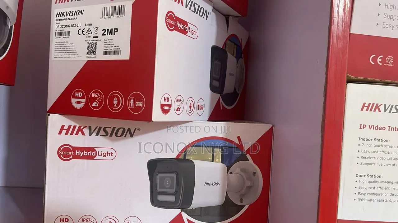 Smart Light Audio 2mp Ip Poe Ds-2cd1023g2-Liu Outdoor Bullet Camera