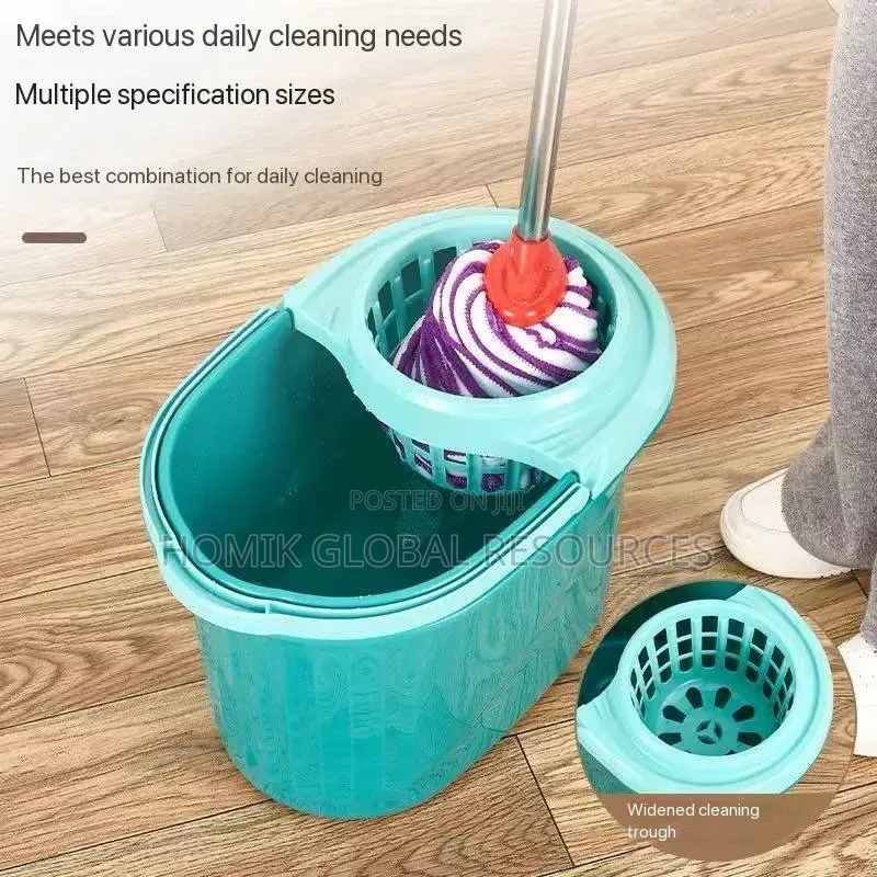Thickened Plastic Single Mop Bucket (Mop Excluded)