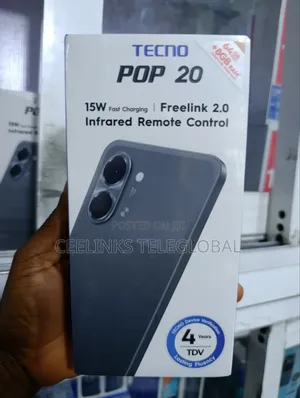 New Tecno Pop 20 64 GB Gray