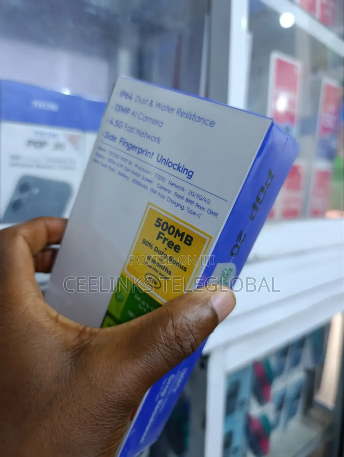 New Tecno Pop 20 128 GB Black