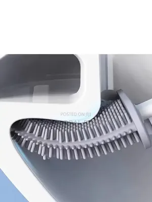 Toilet Silicon Head Brush Holder Set