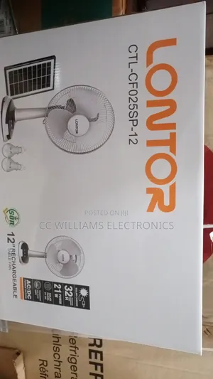 Lontor Rechargeable Table Fan