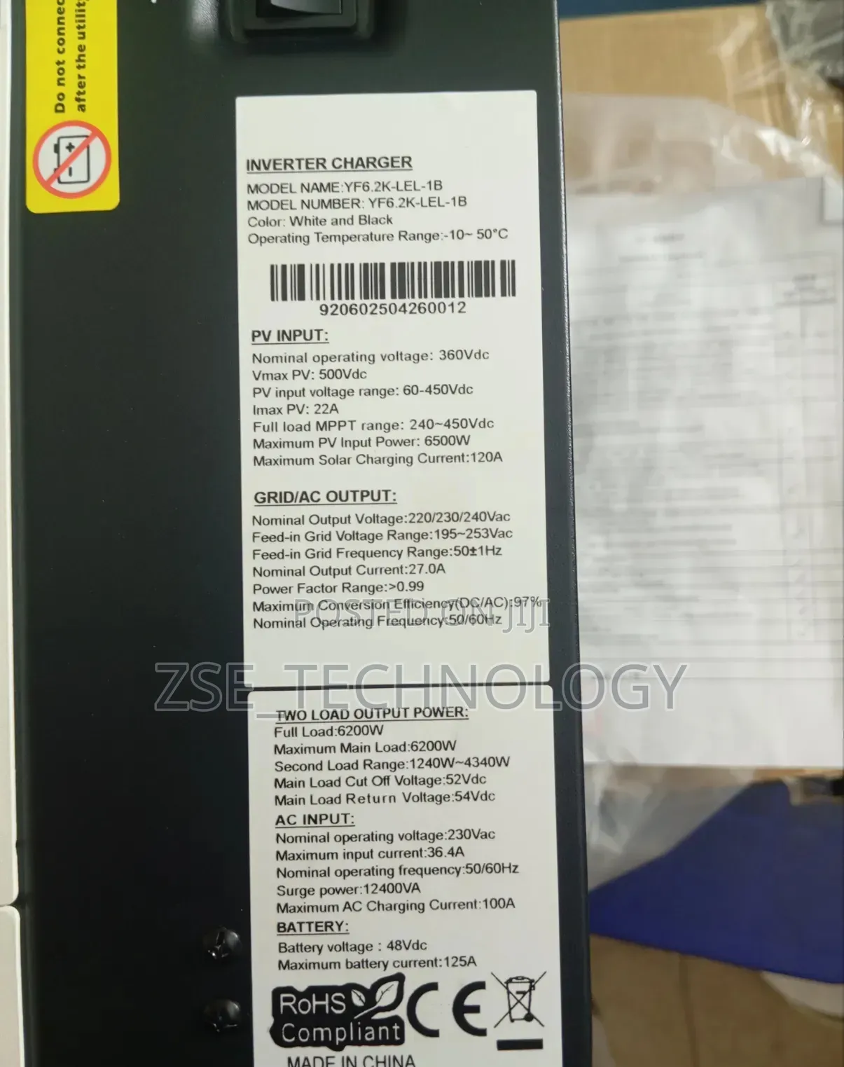 6.2kva 48v Inverter