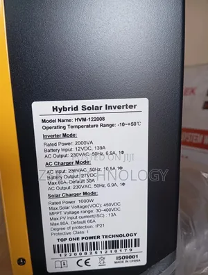 2kva/12v Hybrid Inverter