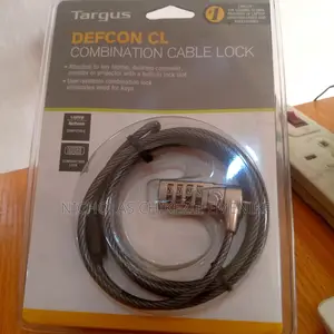 Targus Defcon T-Lock Resettable Combination Cable Lock