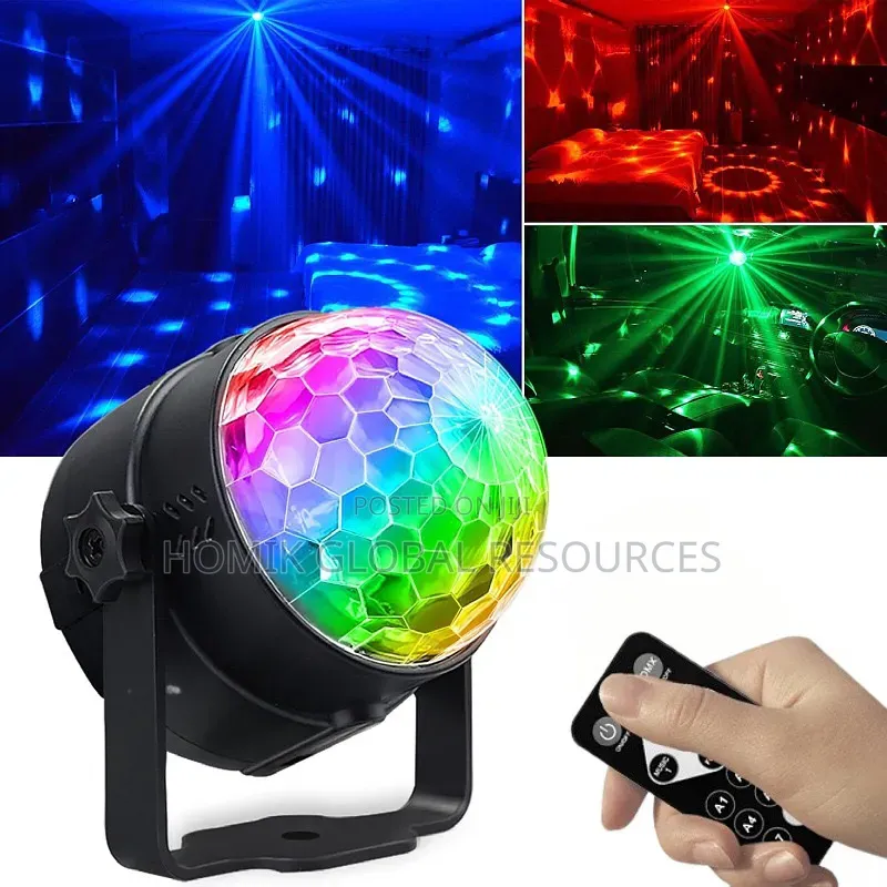 Usb-Operated Colour Changing Led Party Light + Remote Control
