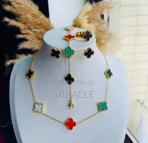 Vca Set (Necklace,Ring, Earrings and Bracelet)