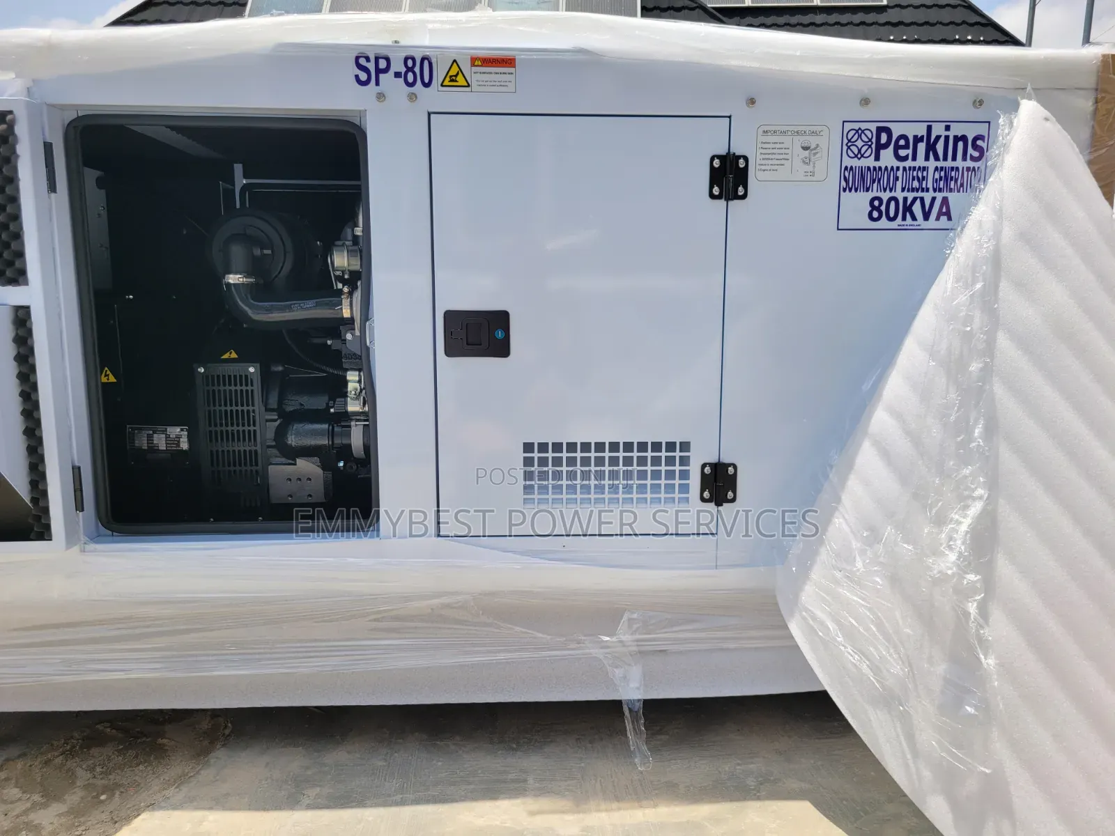 Efficient 80kva Diesel Soundproof Generator