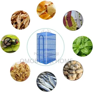 Hanging Mesh Drying Rack Collapsible Dehydrator Net With Zippers
