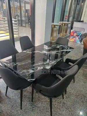 Marble Top Dining Table