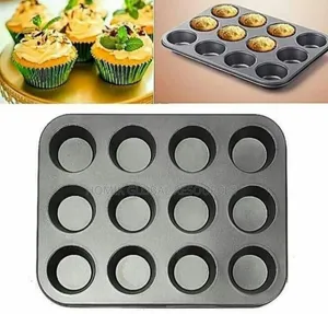 12 Holes Cup Cake Mould Pan