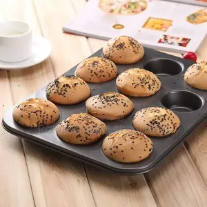 12 Holes Cup Cake Mould Pan