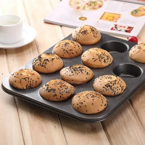 12 Holes Cup Cake Mould Pan