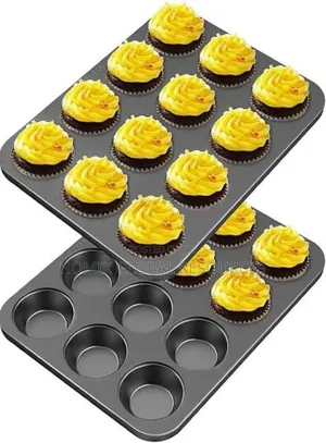 12 Holes Cup Cake Mould Pan